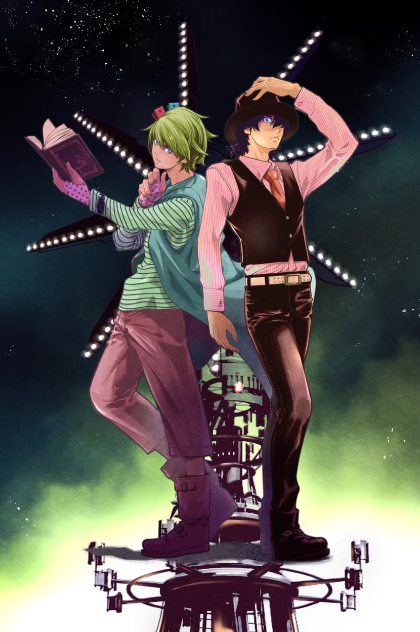 philip and hidari shoutarou (kamen rider and 2 more) drawn by sato_masaki_(masayakofu)