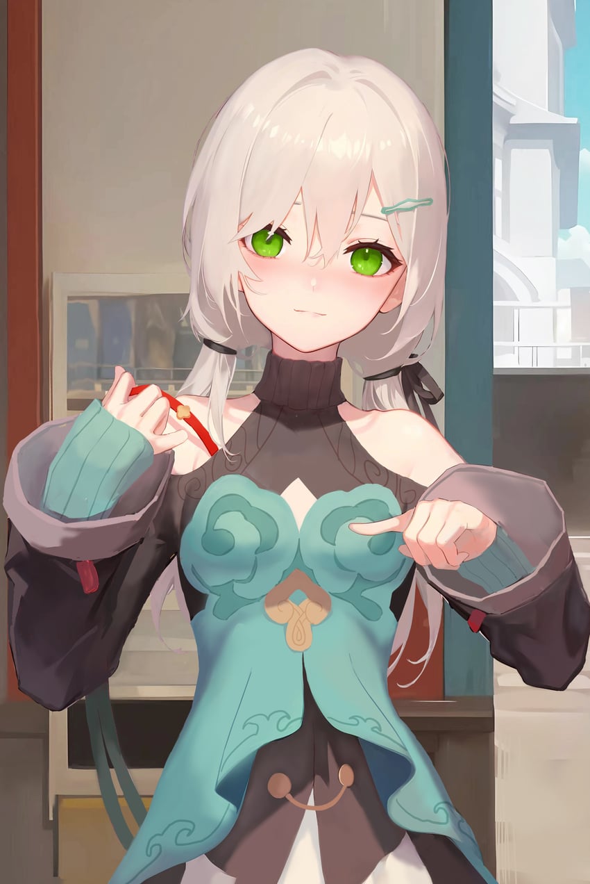 qingque (honkai and 1 more) drawn by jin_sumire