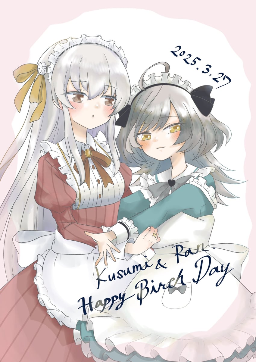 sasaki ran and egawa kusumi (assault lily) drawn by fumi_(fumifumi3axl)