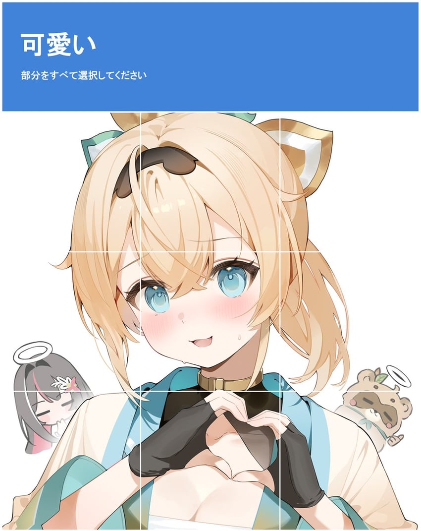 kazama iroha, azki, and pokobee (hololive) drawn by hana_mori