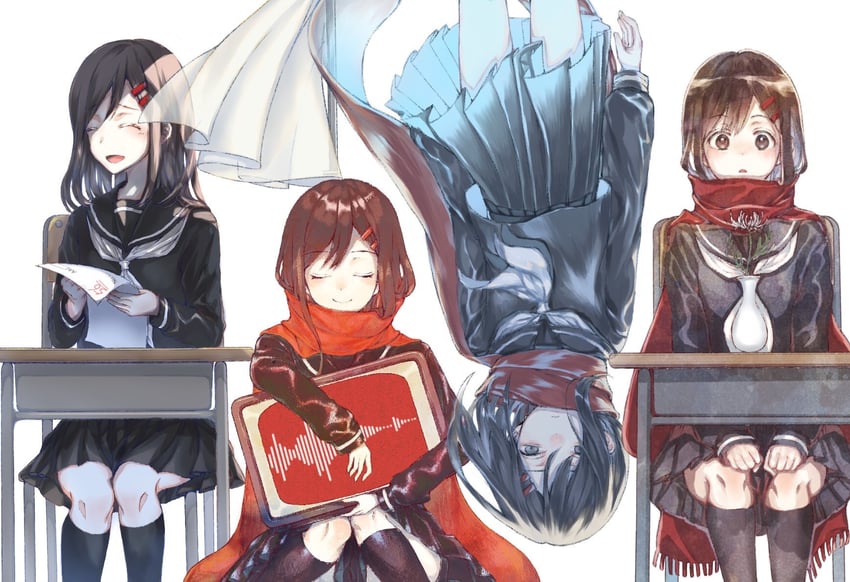 tateyama ayano (kagerou project and 1 more) drawn by tsumiire_(hanpen)