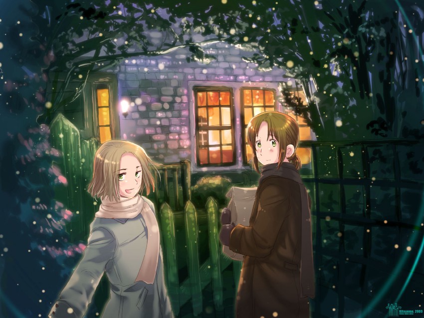 lithuania and poland (axis powers hetalia) drawn by himaruya_hidekazu