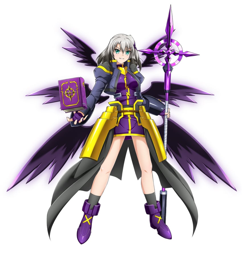 lord dearche, yersiniakreuz, and tome of the purple sky (lyrical nanoha and 5 more) drawn by oshimaru026