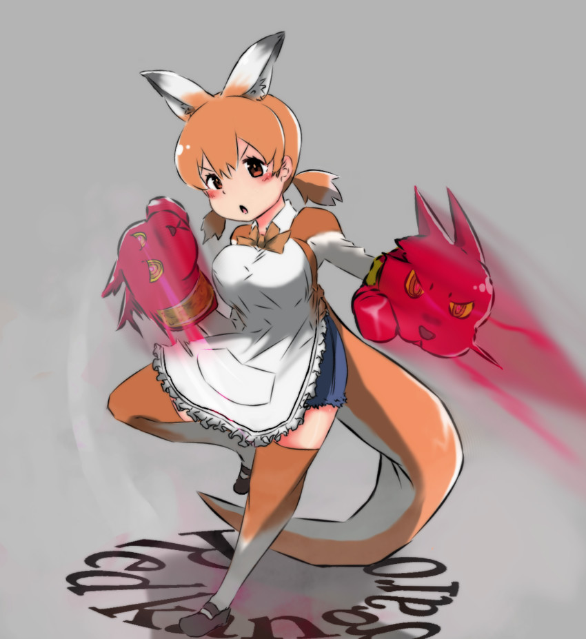 red kangaroo (kemono friends) drawn by takapon