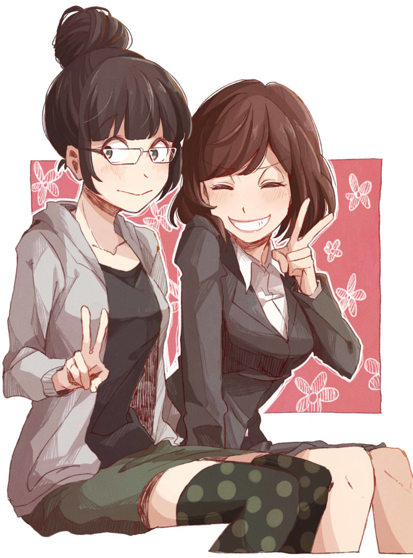 choroko and osoko (osomatsu and 1 more) drawn by tsujin_bohboh