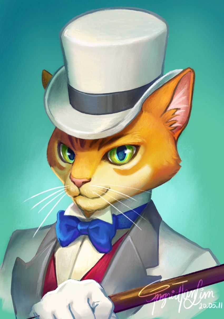 the baron (neko no ongaeshi) drawn by ingridtan