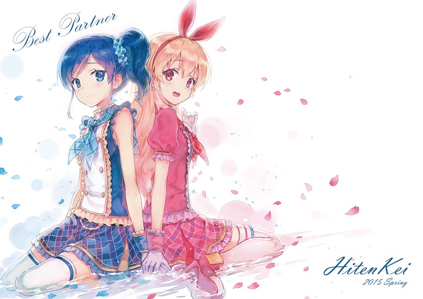 hoshimiya ichigo and kiriya aoi (aikatsu!) drawn by hiten_(hitenkei)