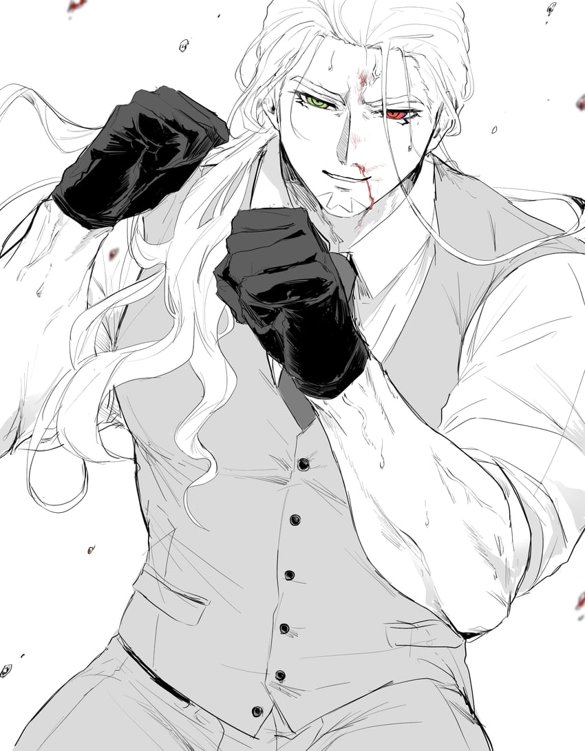 alessandro di cagliostro (fate and 1 more) drawn by k_ruc