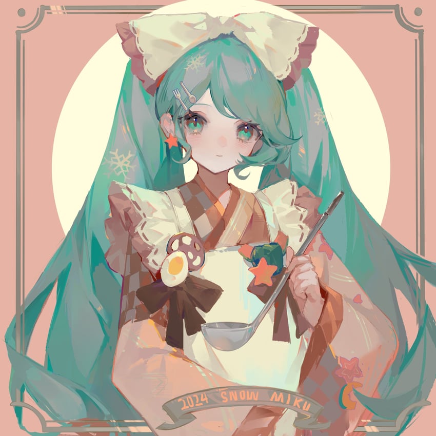 hatsune miku and yuki miku (vocaloid) drawn by xi_xishao