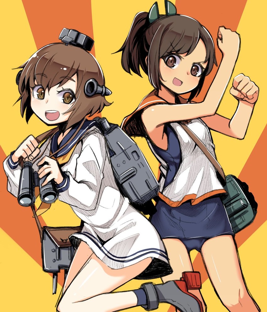 yukikaze and i-401 (kantai collection) drawn by ichifuji_nitaka_(phase_nine)