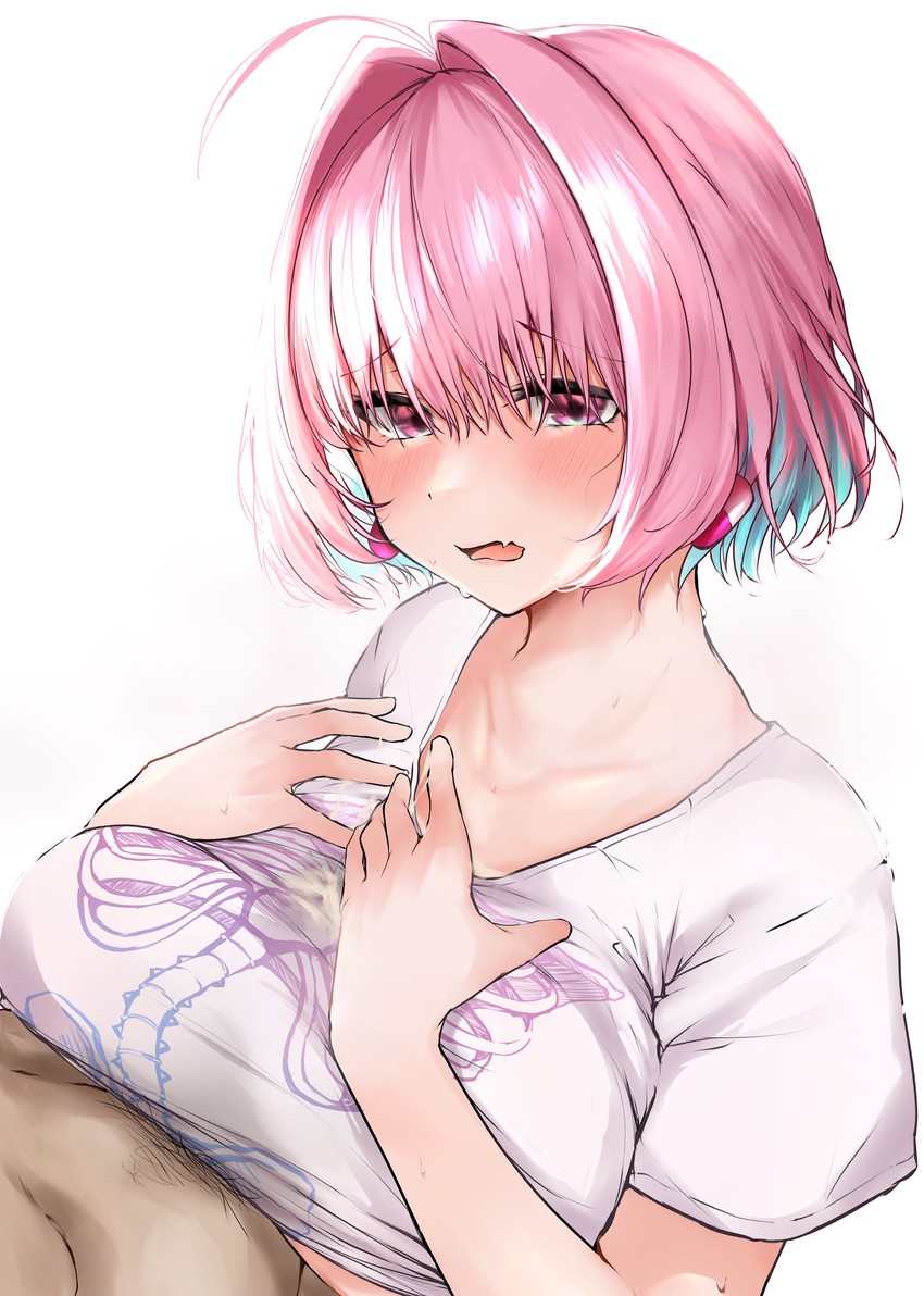 yumemi riamu (idolmaster and 1 more) drawn by putama