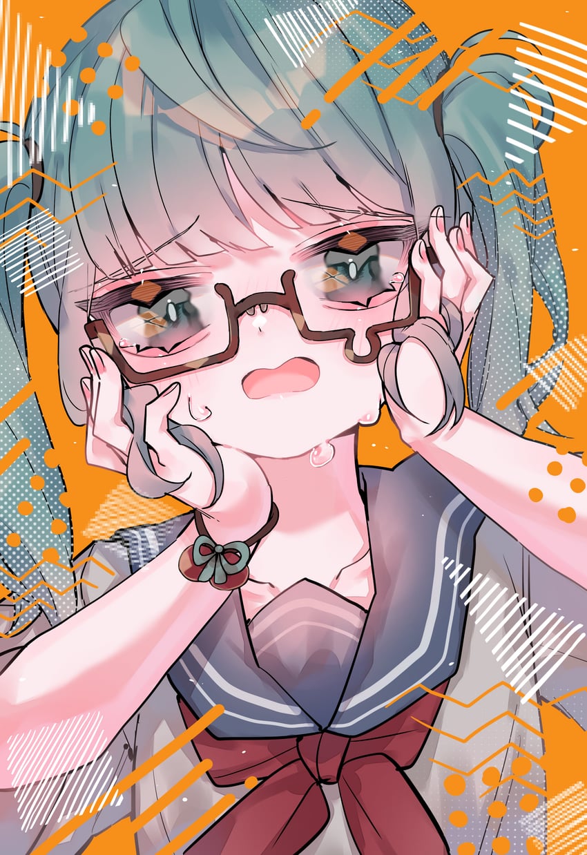 hatsune miku (vocaloid and 1 more) drawn by keika_aki
