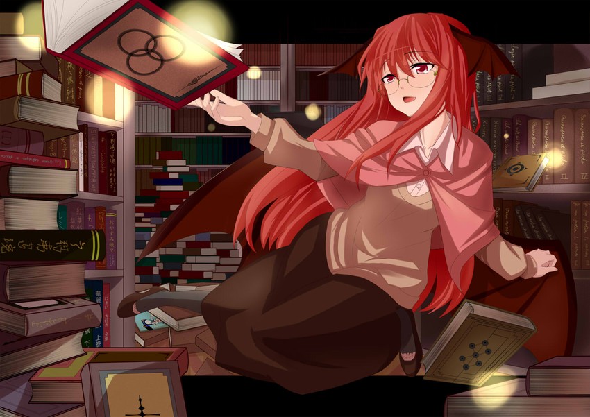 koakuma (touhou) drawn by nechio