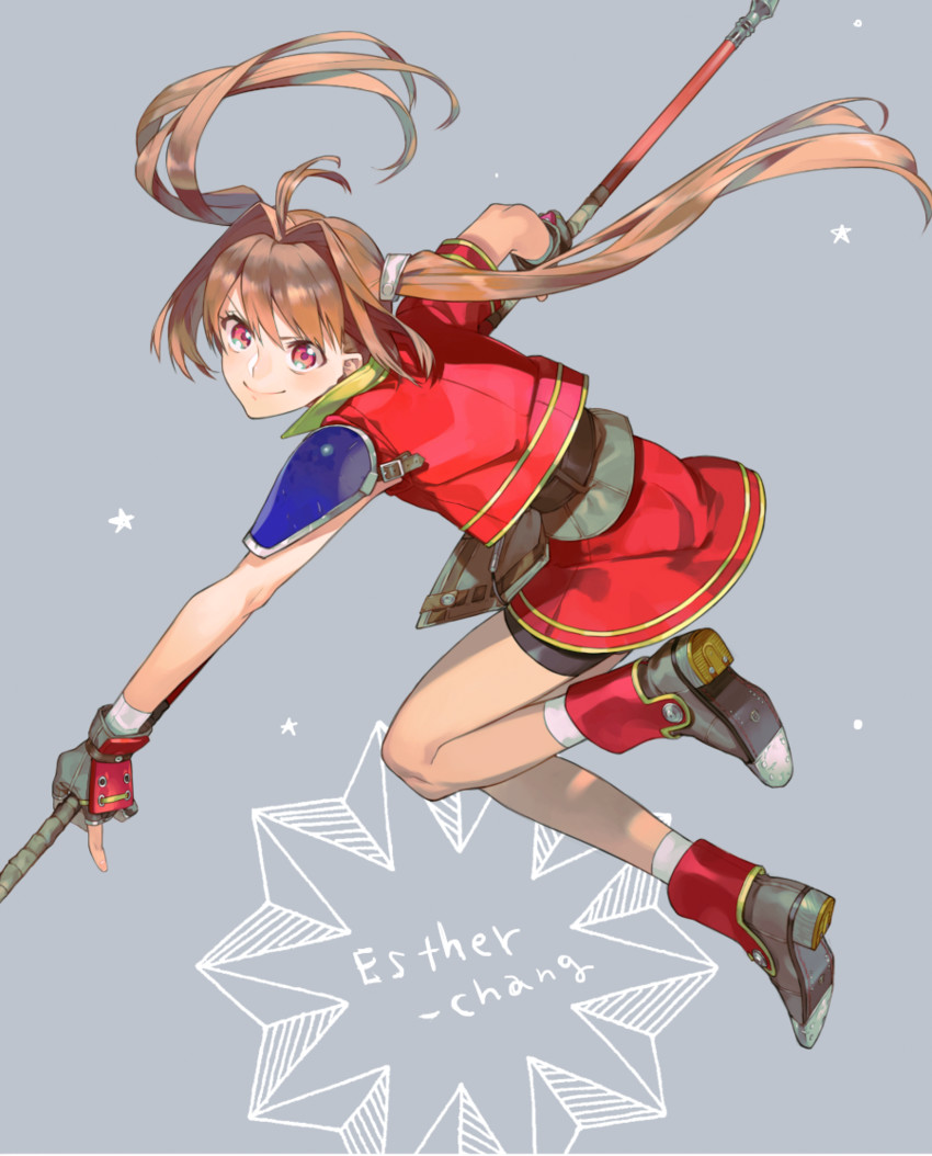 estelle bright (eiyuu densetsu and 1 more) drawn by nishihara_isao