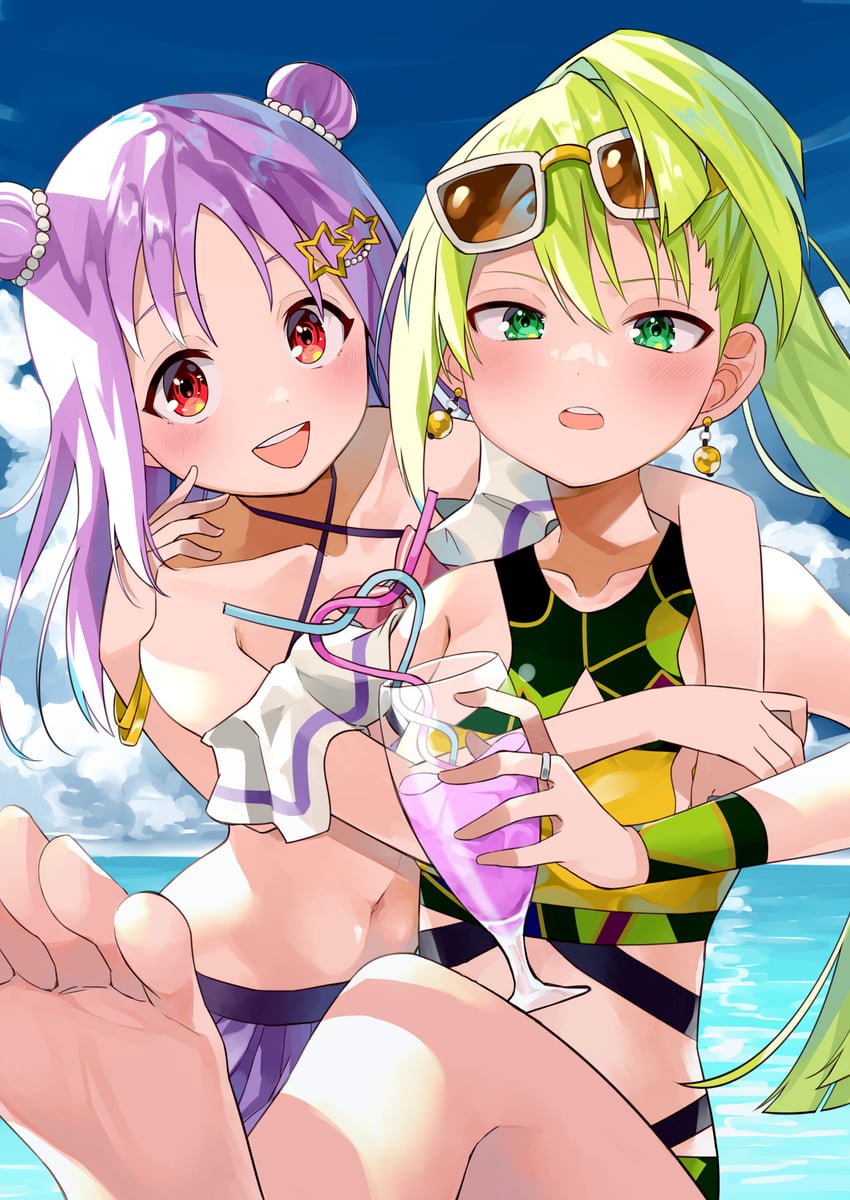 alina gray and misono karin (mahou shoujo madoka magica and 1 more) drawn by mamadasky