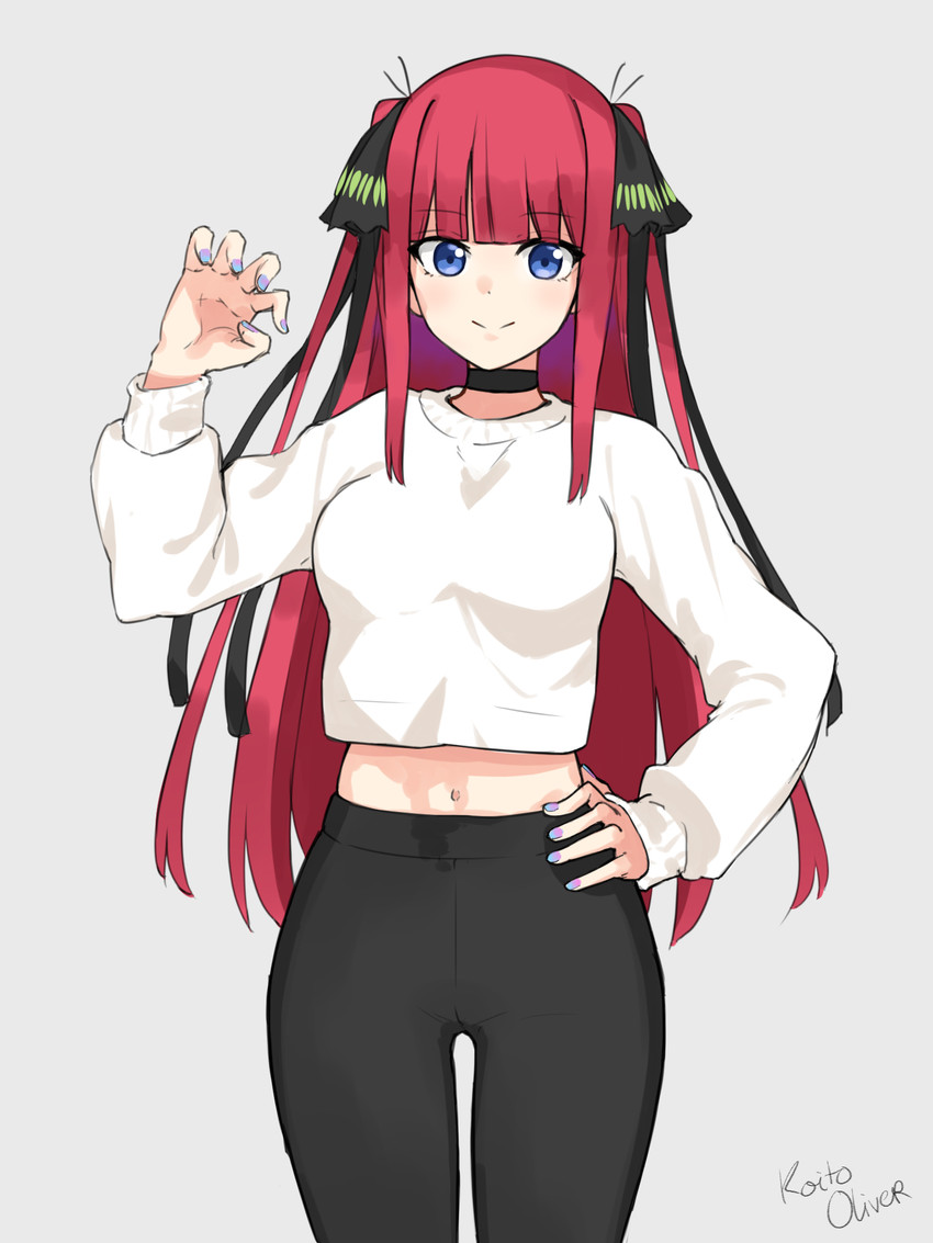 nakano nino (go-toubun no hanayome) drawn by oliver_koito