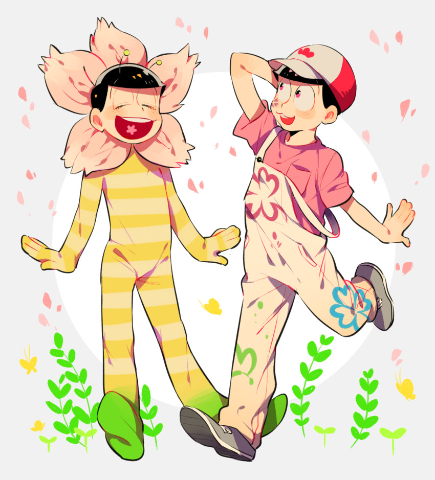 matsuno jyushimatsu and matsuno todomatsu (osomatsu and 2 more) drawn by o2_(o2mm)