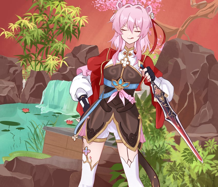 march 7th (honkai and 1 more) drawn by xu77106413