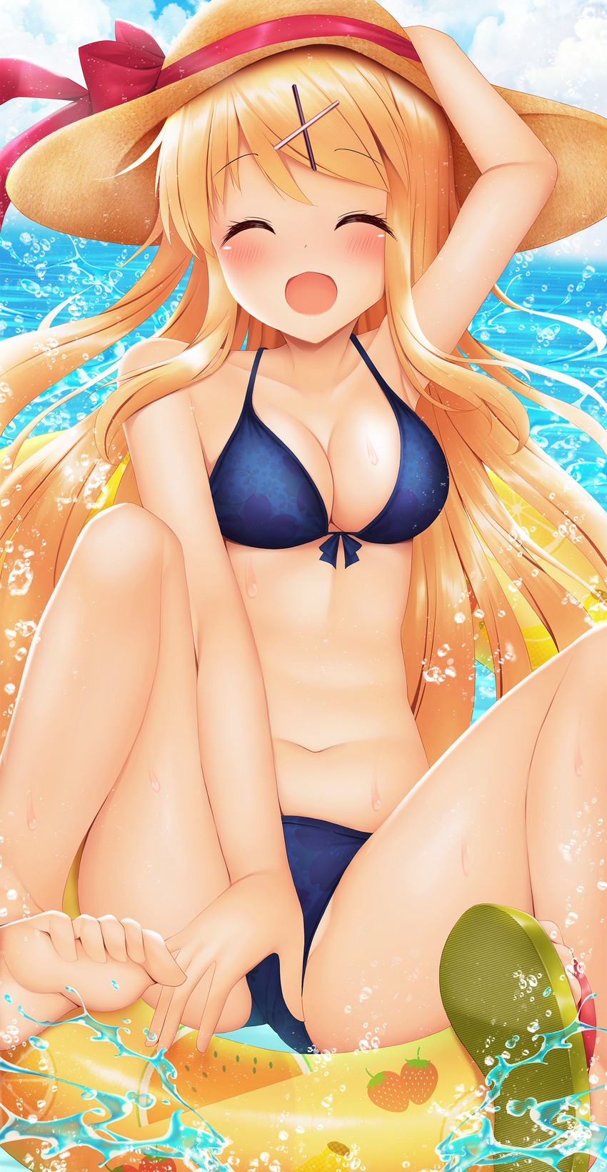 kujou karen (kin-iro mosaic) drawn by minato_ojitan