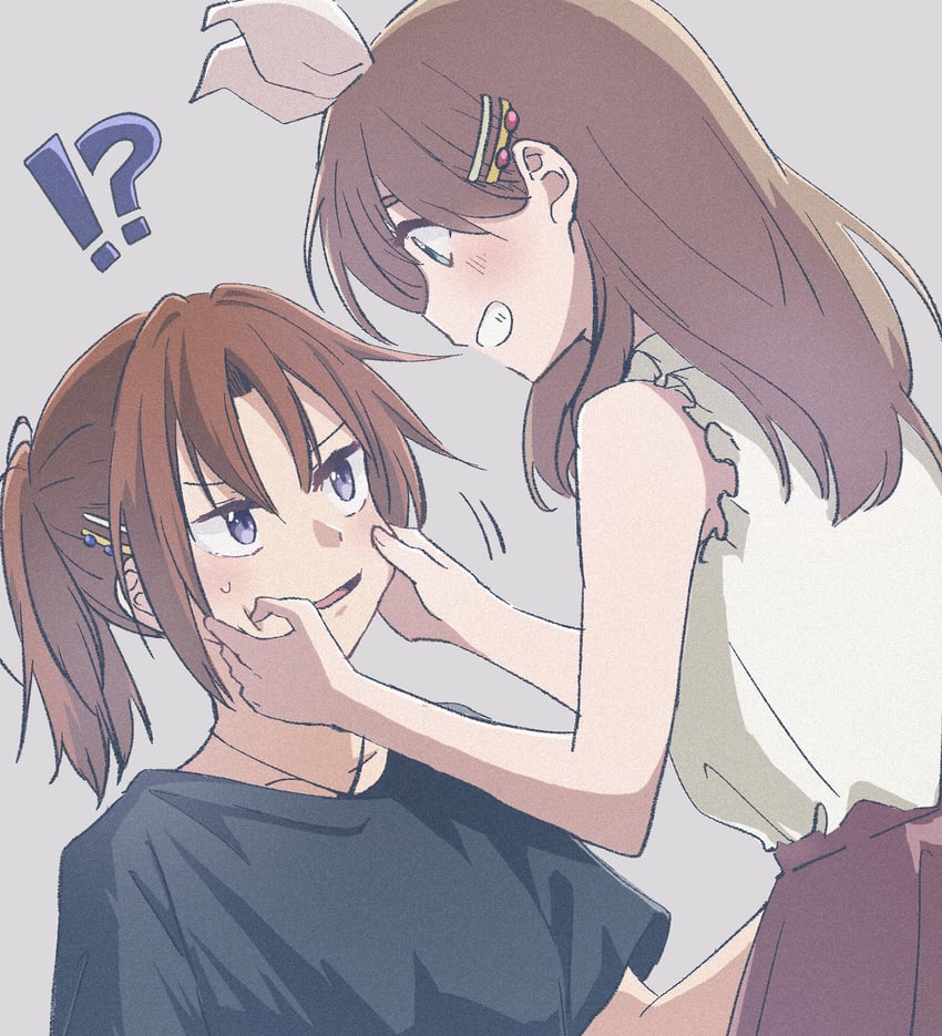 nakagawa natsuki and yoshikawa yuuko (hibike! euphonium) drawn by asahi_(poiuy11t)