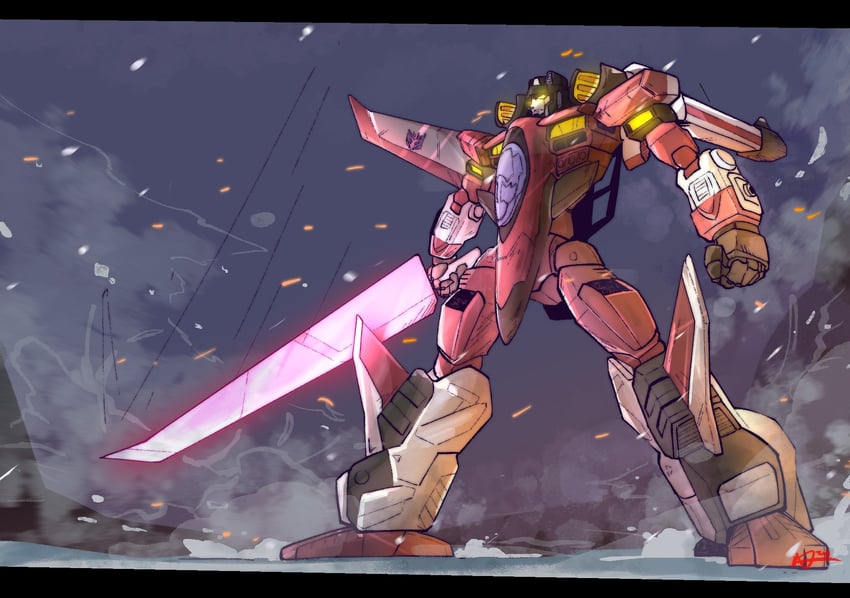 starscream (transformers and 2 more) drawn by alexodium