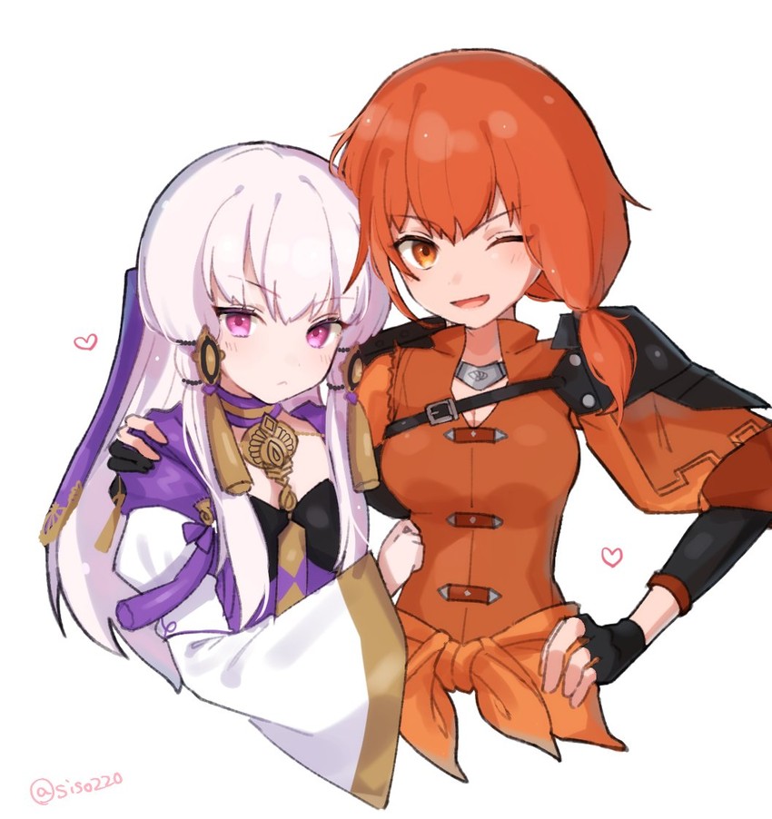 lysithea von ordelia and leonie pinelli (fire emblem and 1 more) drawn by siso220