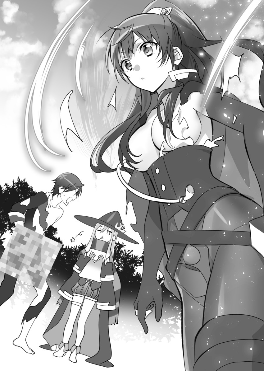 asukai mao, takatsukasa taiki, and ise mikage (unsimulated incubator) drawn by murakami_yuichi