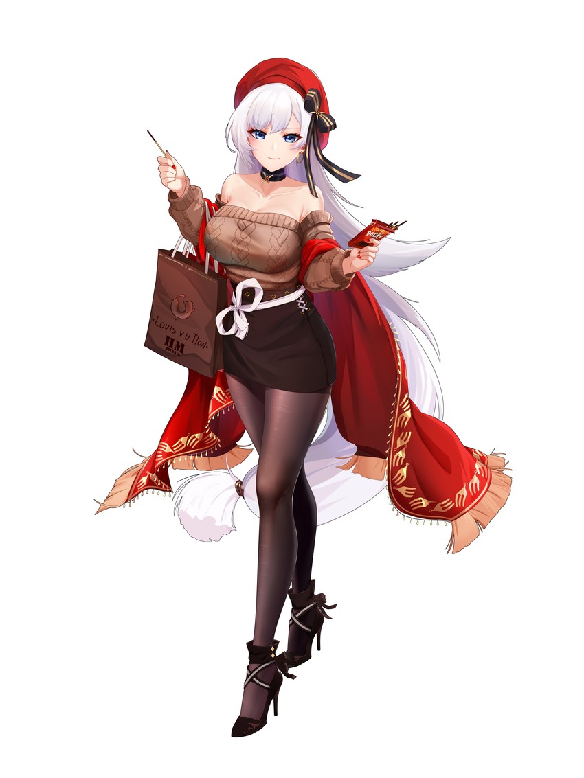 belfast (azur lane) drawn by haimian-v-