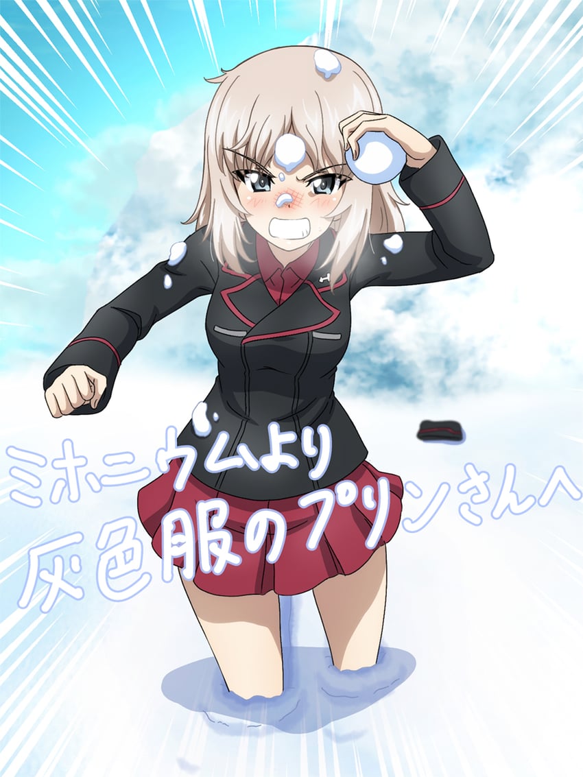 itsumi erika (girls und panzer) drawn by key_(gaigaigai123)