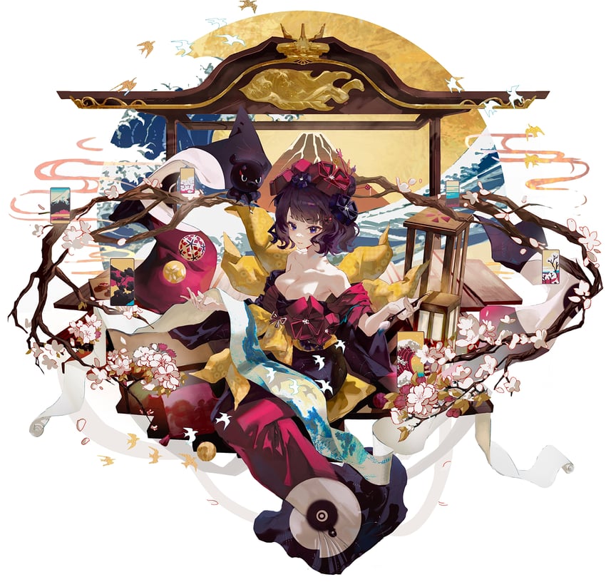 katsushika hokusai and tokitarou (fate and 2 more) drawn by mrruaaa