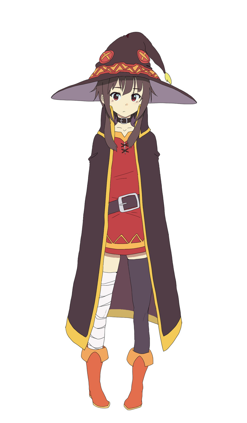 megumin (kono subarashii sekai ni shukufuku wo!) drawn by touji_(moguro114)