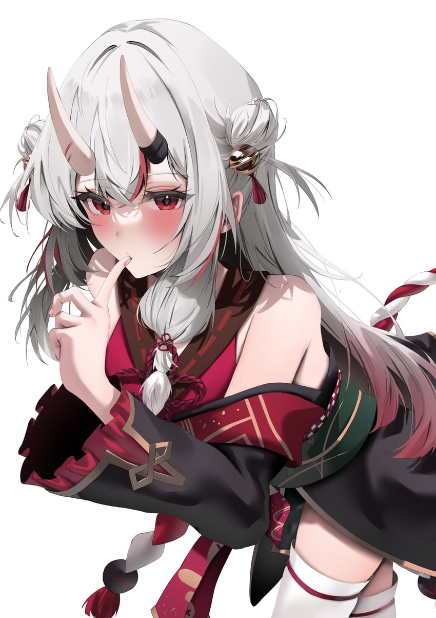 nakiri ayame (hololive) drawn by nekoshima_kaede