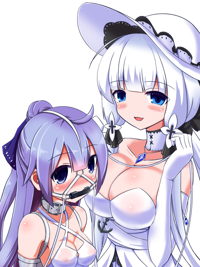 unicorn and illustrious (azur lane) drawn by rico_(a1001011)