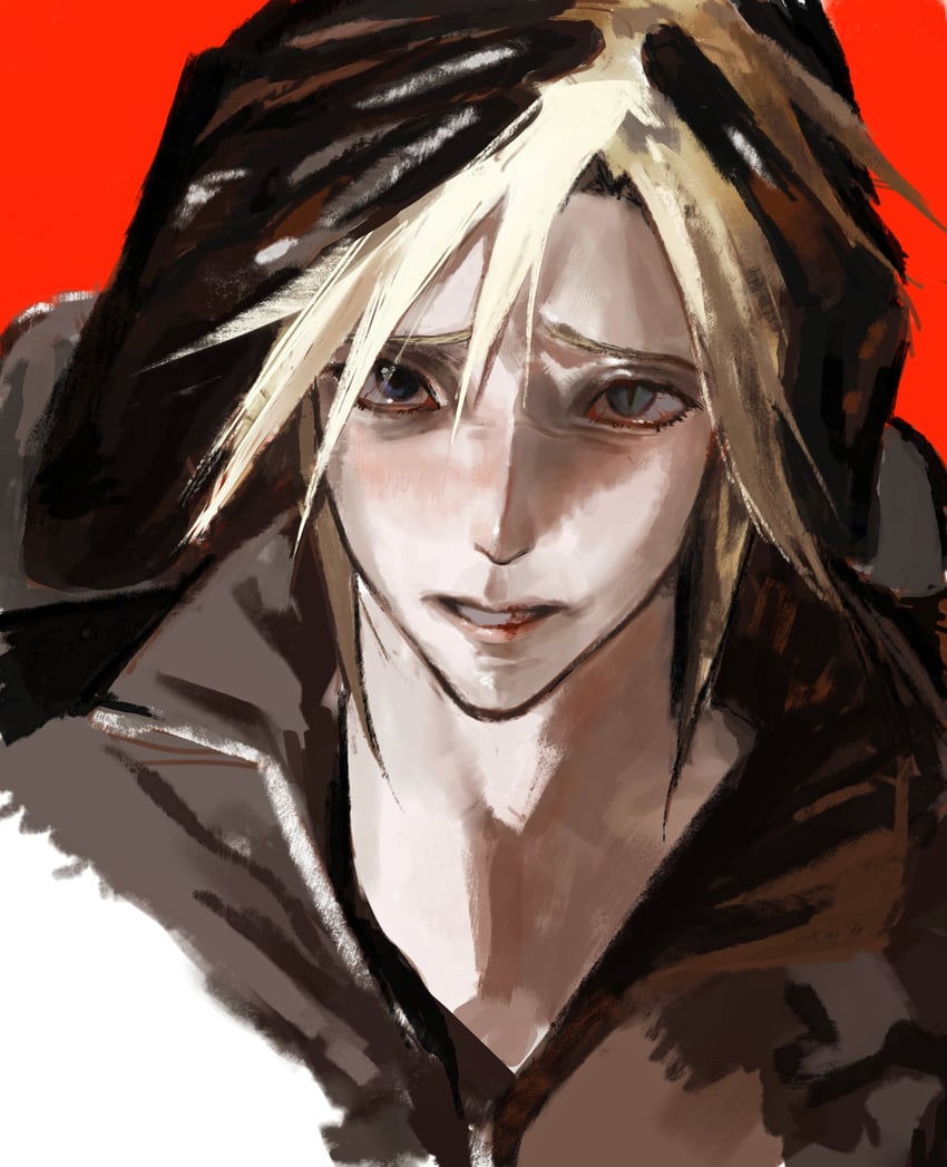 cloud strife (final fantasy and 2 more) drawn by junline1260162