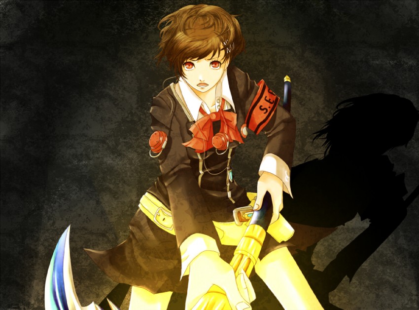 shiomi kotone (persona and 2 more) drawn by junjam
