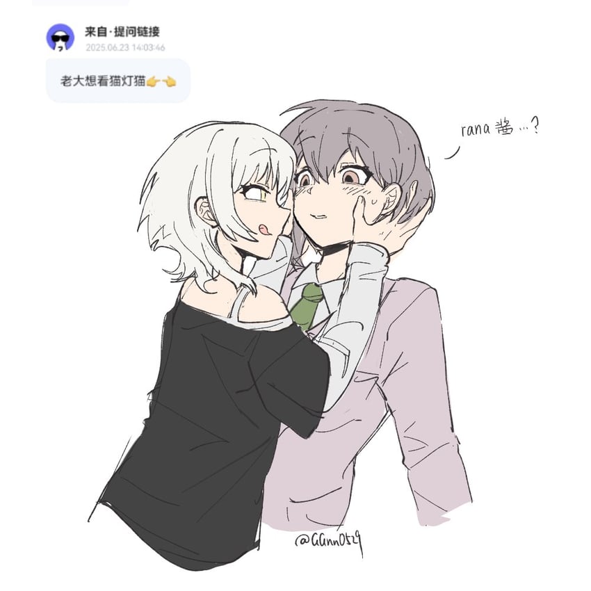 takamatsu tomori and kaname raana (bang dream! and 1 more) drawn by guagua977