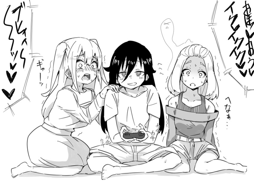kuroki tomoko, nemoto hina, and okada akane (watashi ga motenai no wa dou kangaetemo omaera ga warui!) drawn by kotobuki_(stealth_sendan)