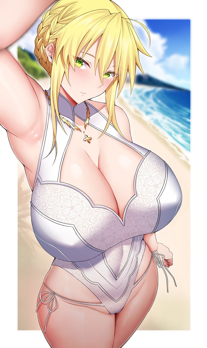artoria pendragon (fate and 1 more) drawn by arind_yudha