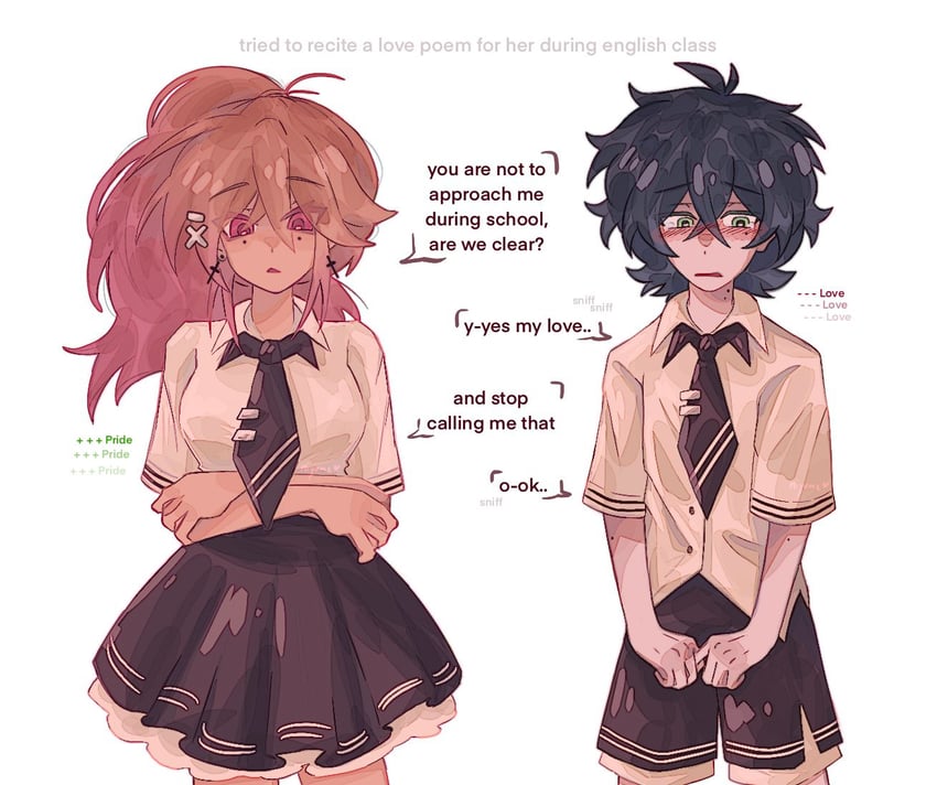 player character, kylar, and may (degrees of lewdity) drawn by miyume_may