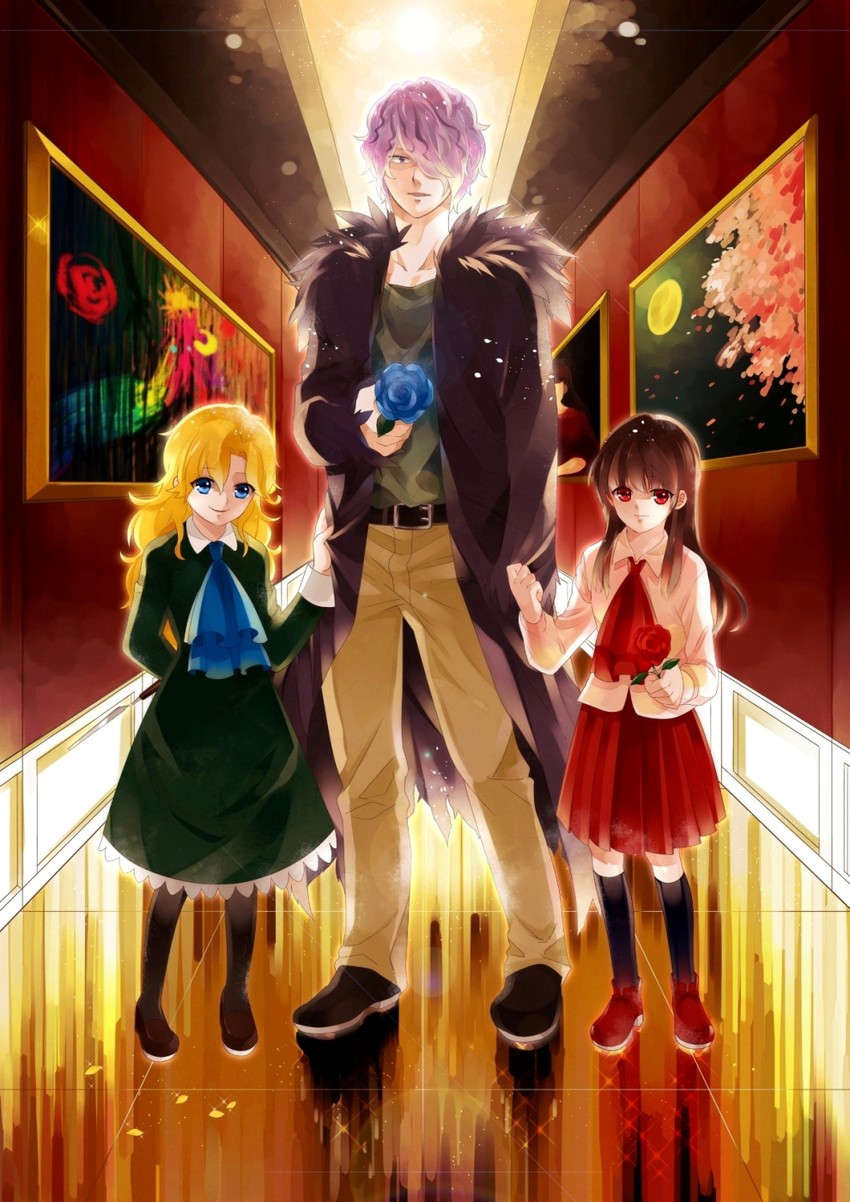 ib, mary, garry, and lady in red (ib) drawn by nakano_hyakka