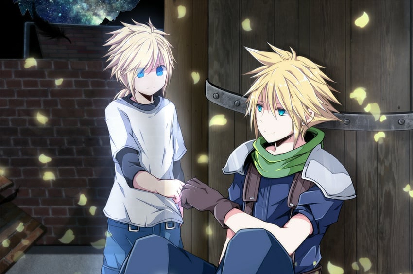 cloud strife (final fantasy and 2 more) drawn by nanao_(zonzonsh)