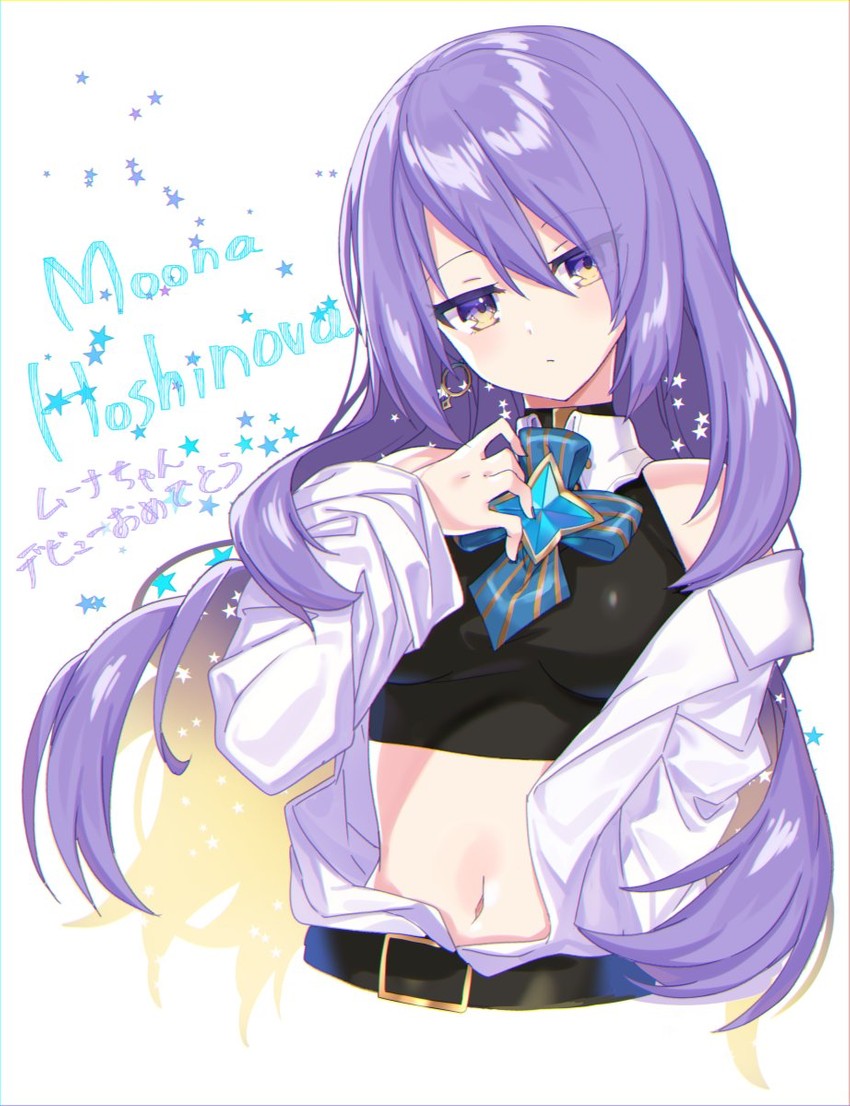 moona hoshinova (hololive and 1 more) drawn by nyori