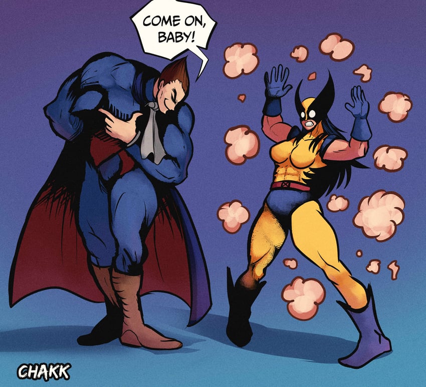 wolverine and demitri maximoff (marvel and 3 more) drawn by chakkrx