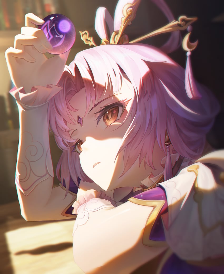 fu xuan (honkai and 1 more) drawn by yomou08
