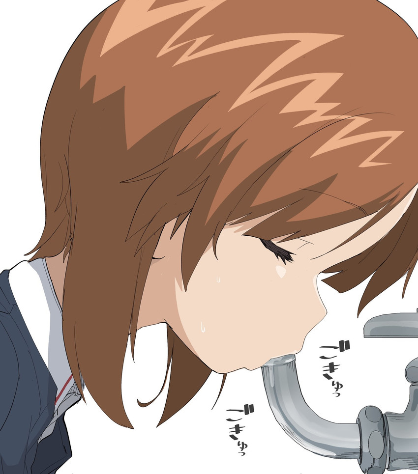 nishizumi miho (girls und panzer) drawn by henyaan_(oreizm)