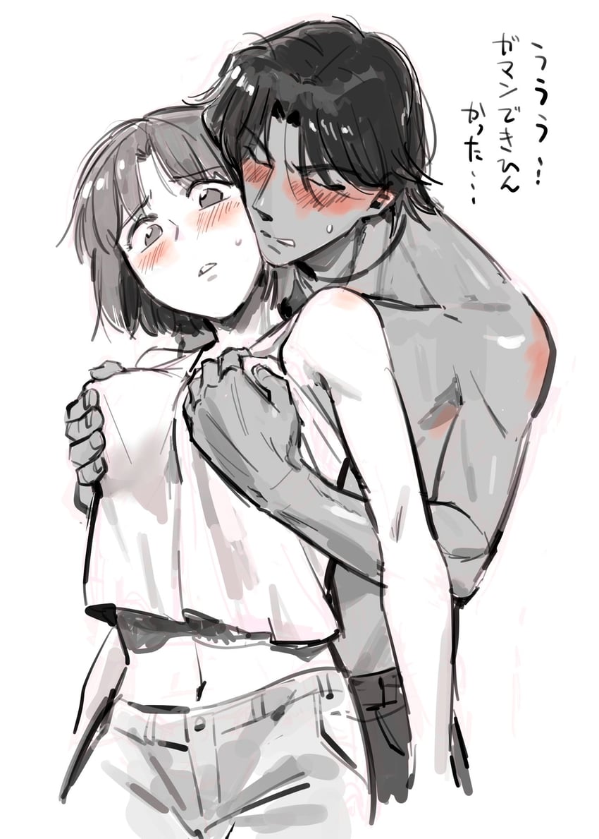 protagonist and kijou madoka (tokimeki memorial and 2 more) drawn by oshamanbe