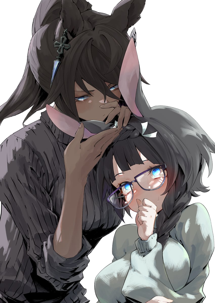 symboli kris s and zenno rob roy (umamusume) drawn by hasukurira