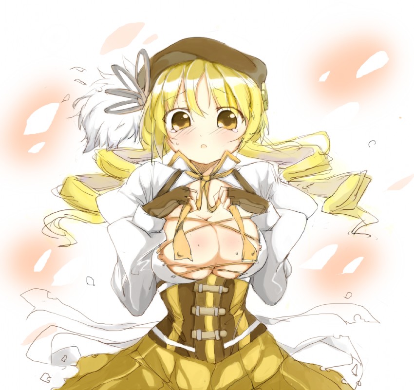 tomoe mami (mahou shoujo madoka magica) drawn by zhu_fun