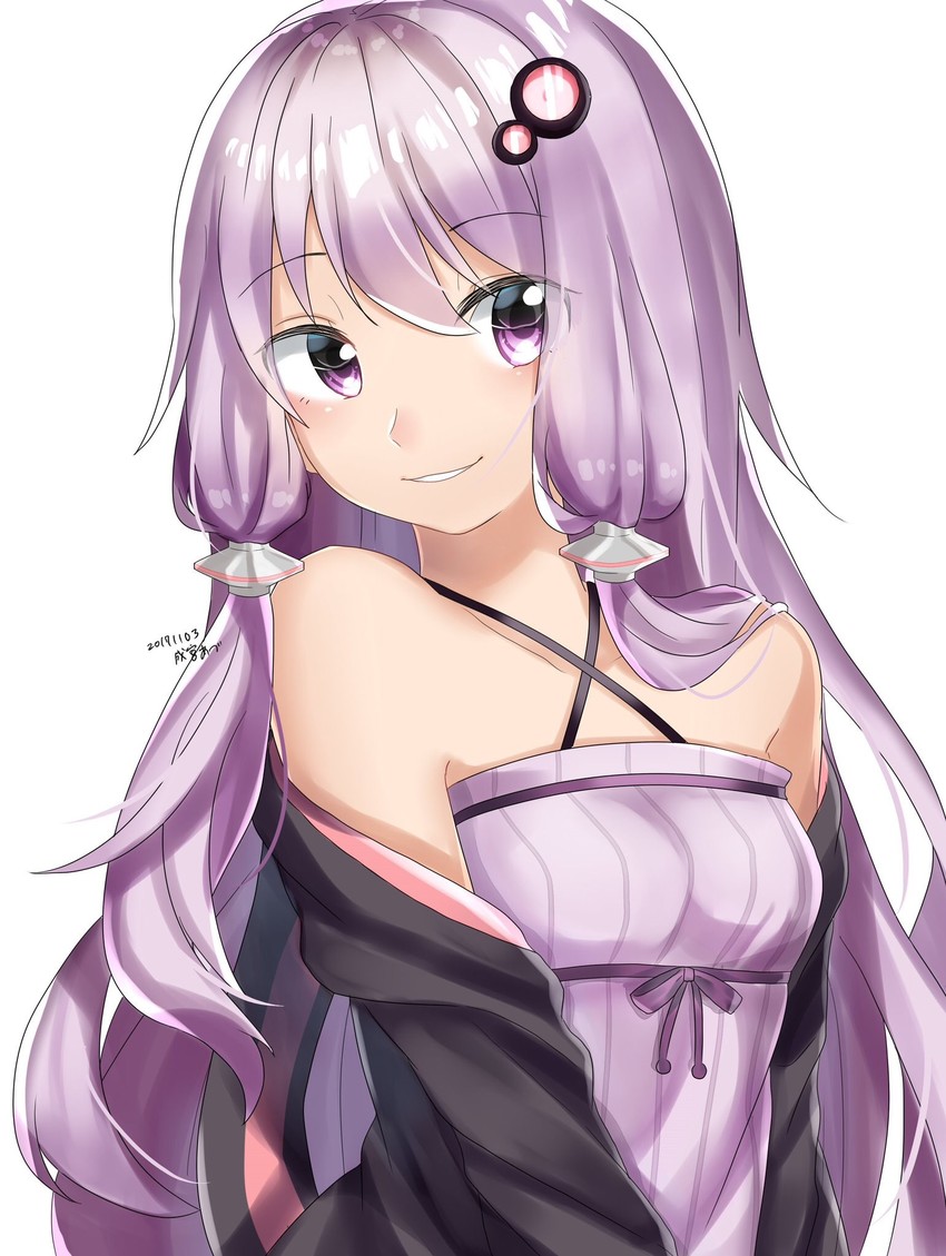 yuzuki yukari (vocaloid and 1 more) drawn by narumiyaaz
