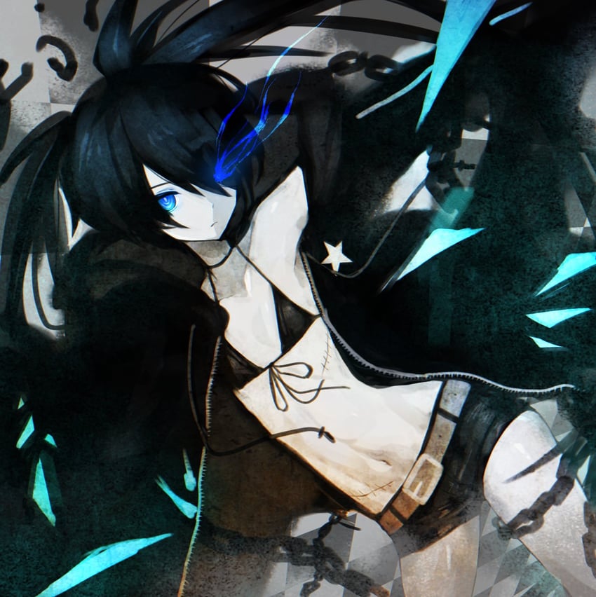 black rock shooter (black rock shooter) drawn by mutomorokoshi